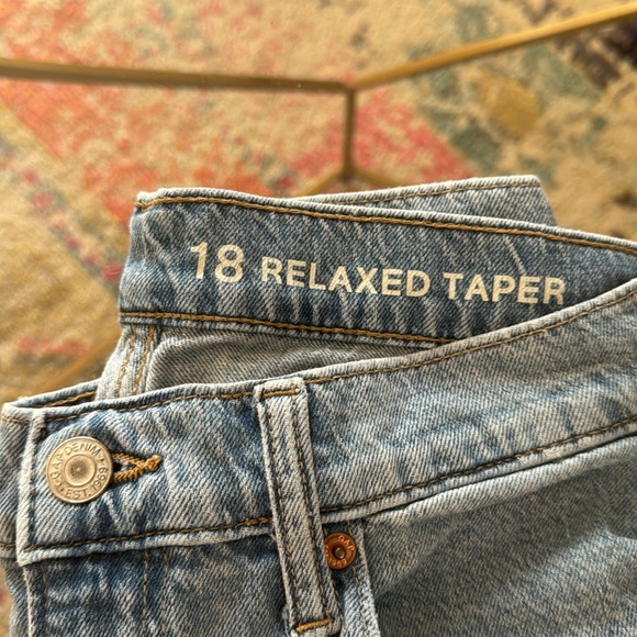 GAP TEEN jeans. Taper cut. Size 18. - Picture 2 of 2